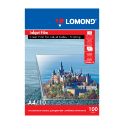 Пленка Lomond для цветных струйных принтеров - А4 - 100 мкм - 10 листов