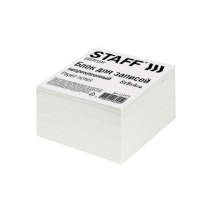 Блок бумаги для записей Staff - 80*80*40 мм
