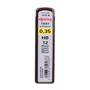 Грифель Rotring Tikky - НВ - 0,35 мм
