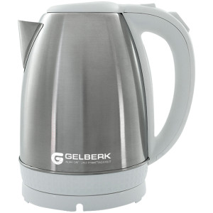 Электрочайник Gelberk GL-450 - Нержавеющая сталь - 1,8 л - Белый