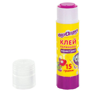 Клей-карандаш обесцвечивающийся Юнландия - 15 г