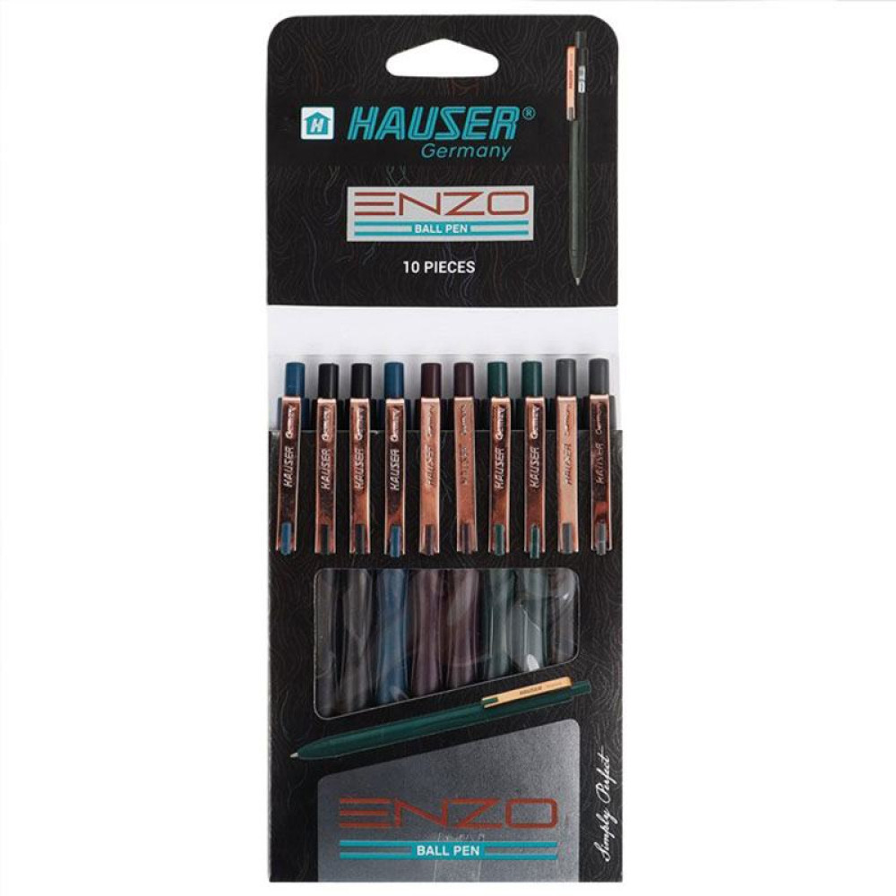 Авторучка шариковая Hauser Enzo - 0,7 мм - Синяя Авторучка шариковая Hauser Enzo - 0,7 мм - Синяя