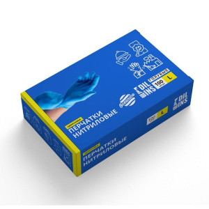 Перчатки нитриловые неопудренные Oceanica - Размер L - 100 шт