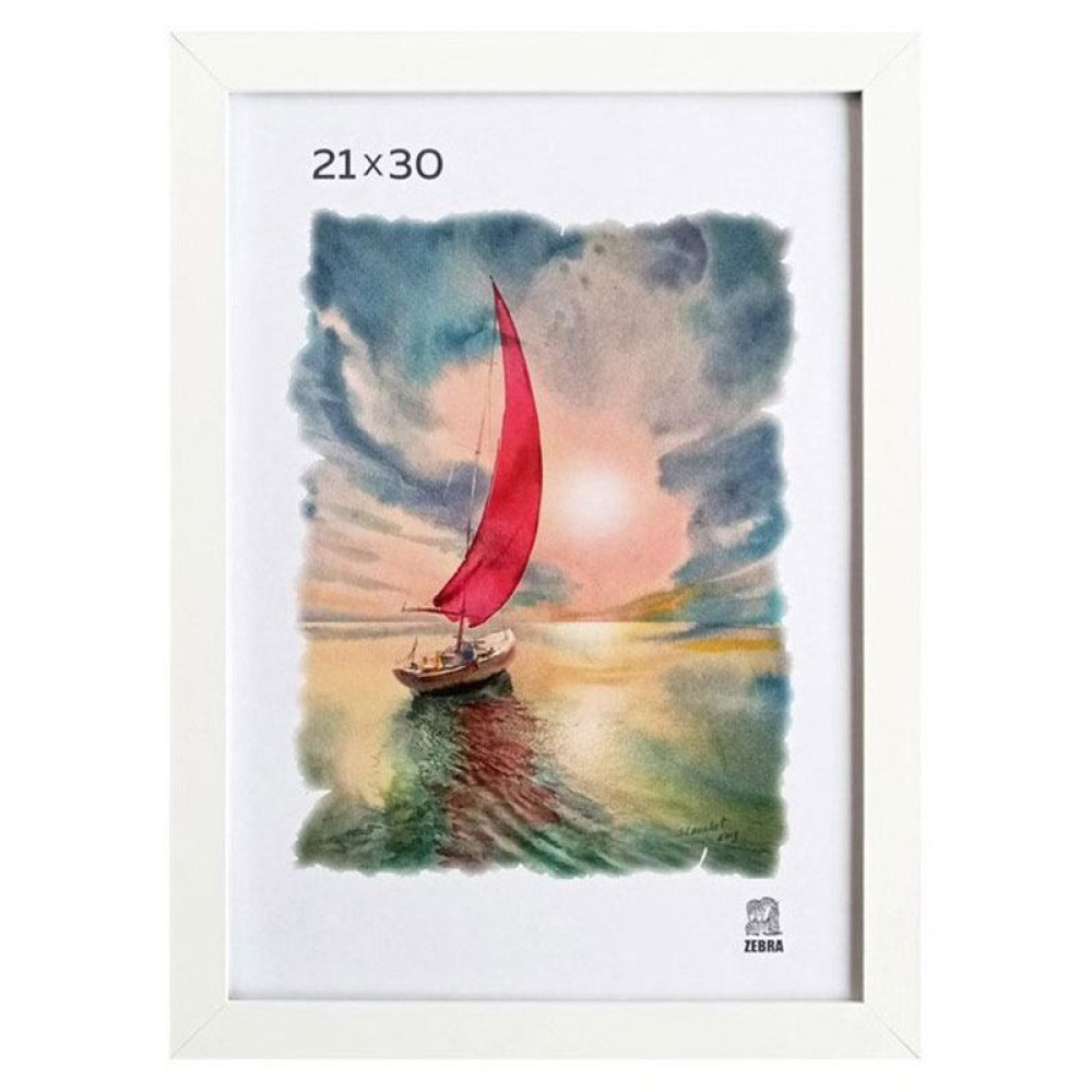 Фоторамка Зебра - 21*30 см - Белая Фоторамка Зебра - 21*30 см - Белая