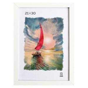 Фоторамка Зебра - 21*30 см - Белая