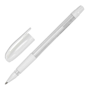 Ручка гелевая с грипом Pensan Neon Gel - 1 мм - Белая