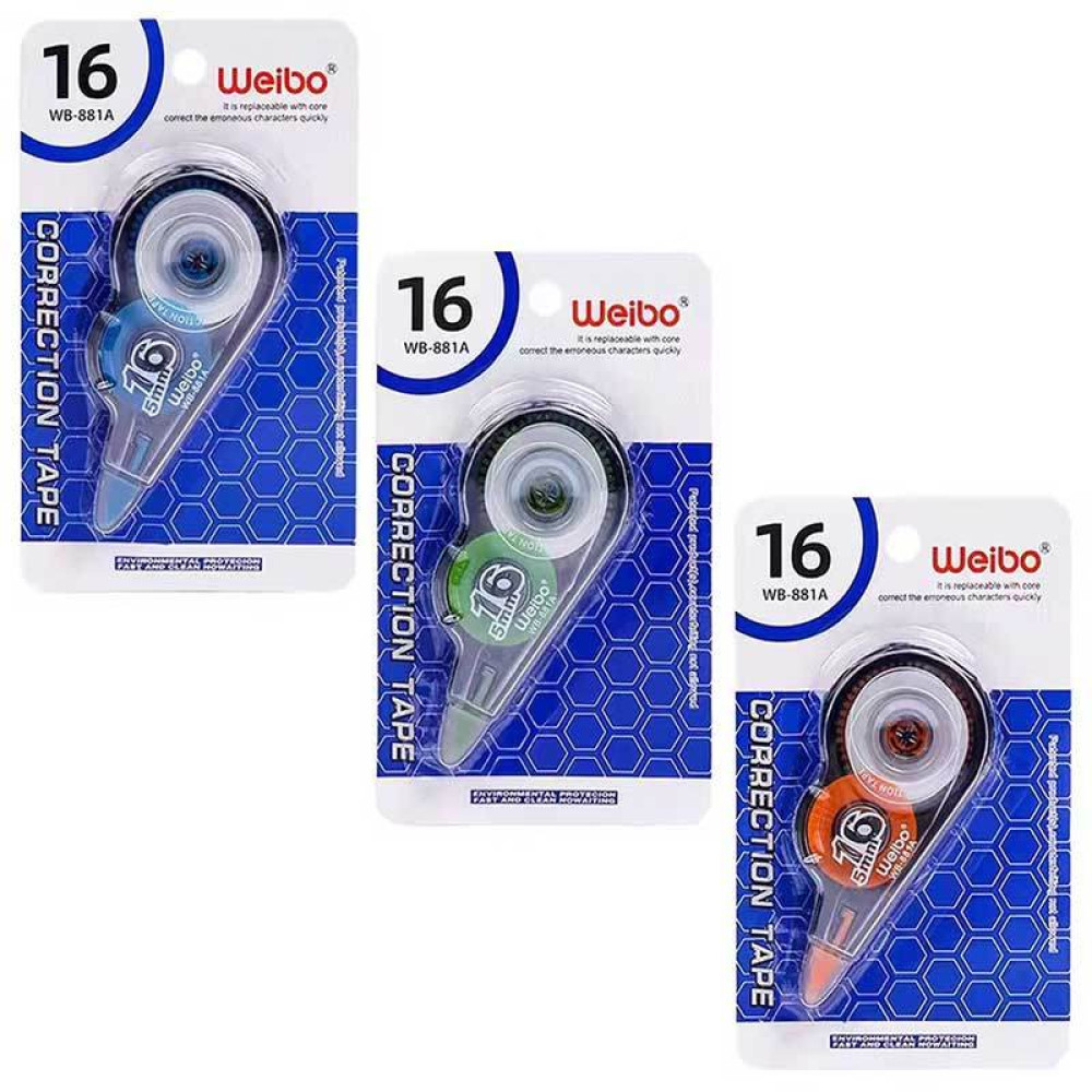 Корректирующий роллер Weibo - 5 мм * 16 метров Корректирующий роллер Weibo - 5 мм * 16 метров