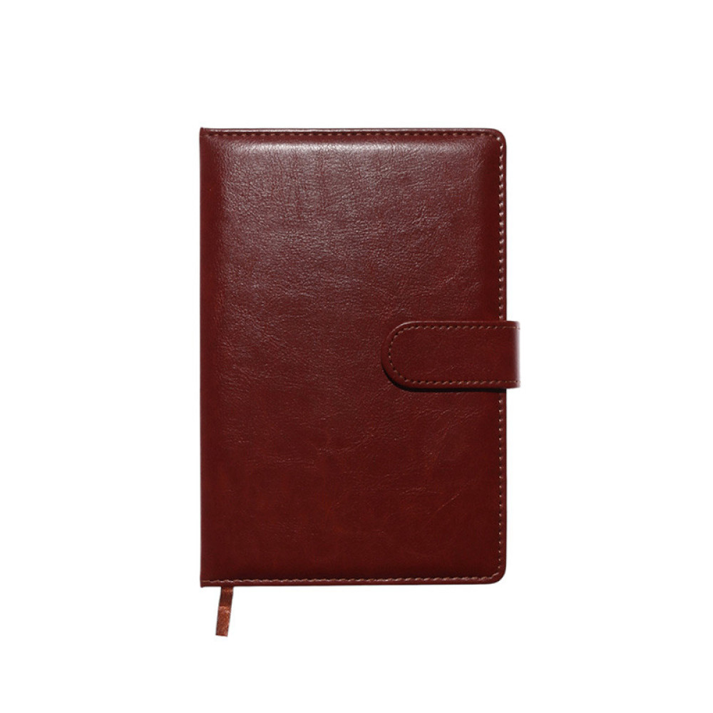 Набор ежедневник недатированный с ручкой - 112 листов - А5 - Коричневый Набор ежедневник недатированный с ручкой - 112 листов - А5 - Коричневый