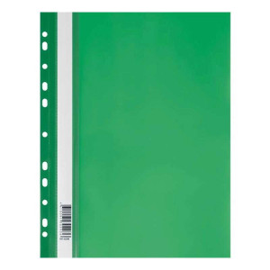 Скоросшиватель пластиковый Стамм - 160 мкм - А4 - Зелёная
