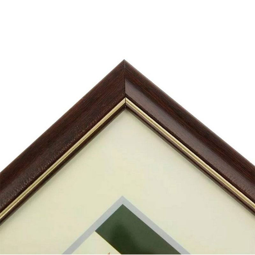 Фоторамка - 21*30 см - Темный орех с позолотой Фоторамка - 21*30 см - Темный орех с позолотой
