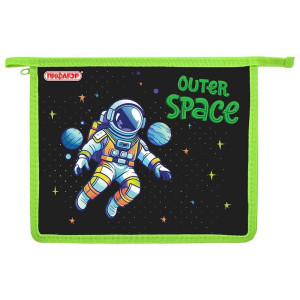 Папка для тетрадей Пифагор Outer space - 1 отделение - А5 - На молнии