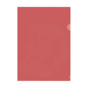 Папка-уголок Стамм - А4 - 150 мкм - Красная