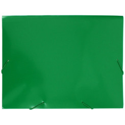 Папка на резинке РР988 - А4 - 500 мкм - Зелёная