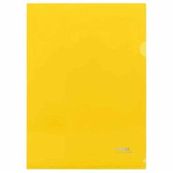 Папка-уголок Стамм - А4 - 180 мкм - Жёлтая