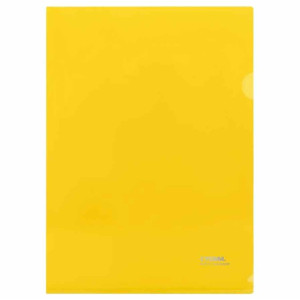 Папка-уголок Стамм - А4 - 180 мкм - Жёлтая