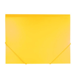 Папка на резинке РР988 - А4 - 500 мкм - Жёлтая