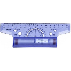 Линейка рейсшина с пластиковым роликом Стамм - 15 см