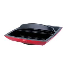 Подставка для канцелярских принадлежностей Berlingo Supertwist - Черно-красная