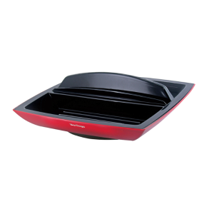 Подставка для канцелярских принадлежностей Berlingo Supertwist - Черно-красная