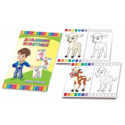 Раскраска Домашние животные - А5 - 16 л