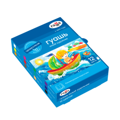 Гуашь Гамма Юный художник - 12 цветов - 17,5 мл