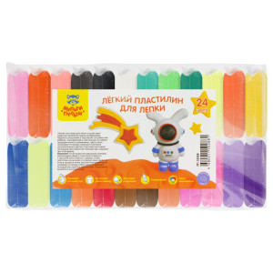 Легкий пластилин Мульти-Пульти - 24 цвета - 240 г