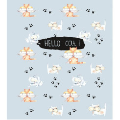 Тетрадь общая Hello сat - А5 - 96 листов - Клетка Тетрадь общая Hello сat - А5 - 96 листов - Клетка