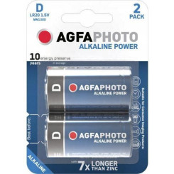 Батарейка алкалиновая AgfaPhoto LR20 - 1,5 V - 2 шт Батарейка алкалиновая AgfaPhoto LR20 - 1,5 V - 2 шт