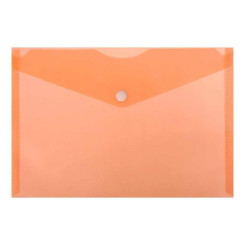 Папка-конверт на кнопке 309 - 160 мкм - А4 - Оранжевая