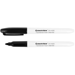 Маркер-перманент - Черный - Тонкий Маркер-перманент - Черный - Тонкий