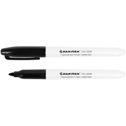 Маркер перманент Darvish - 0,5-1,5 мм - Черный