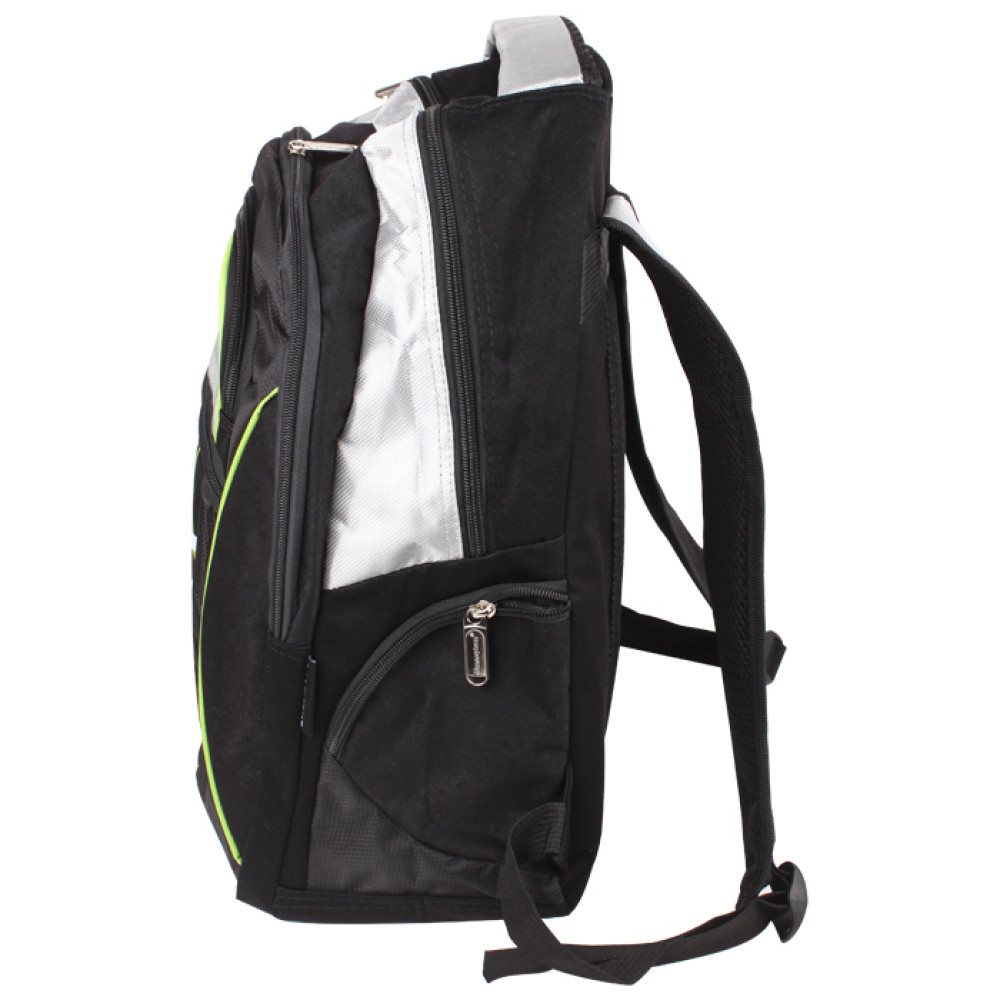 Рюкзак подростковый - 3 отделения - 2 боковых кармана - 1 лицевой карман Рюкзак подростковый - 3 отделения - 2 боковых кармана - 1 лицевой карман