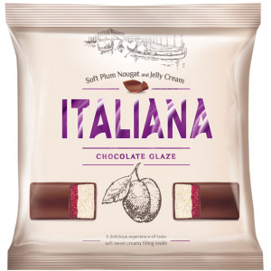 Конфеты Italiana - желейная прослойка - вкус чернослива - 180 г