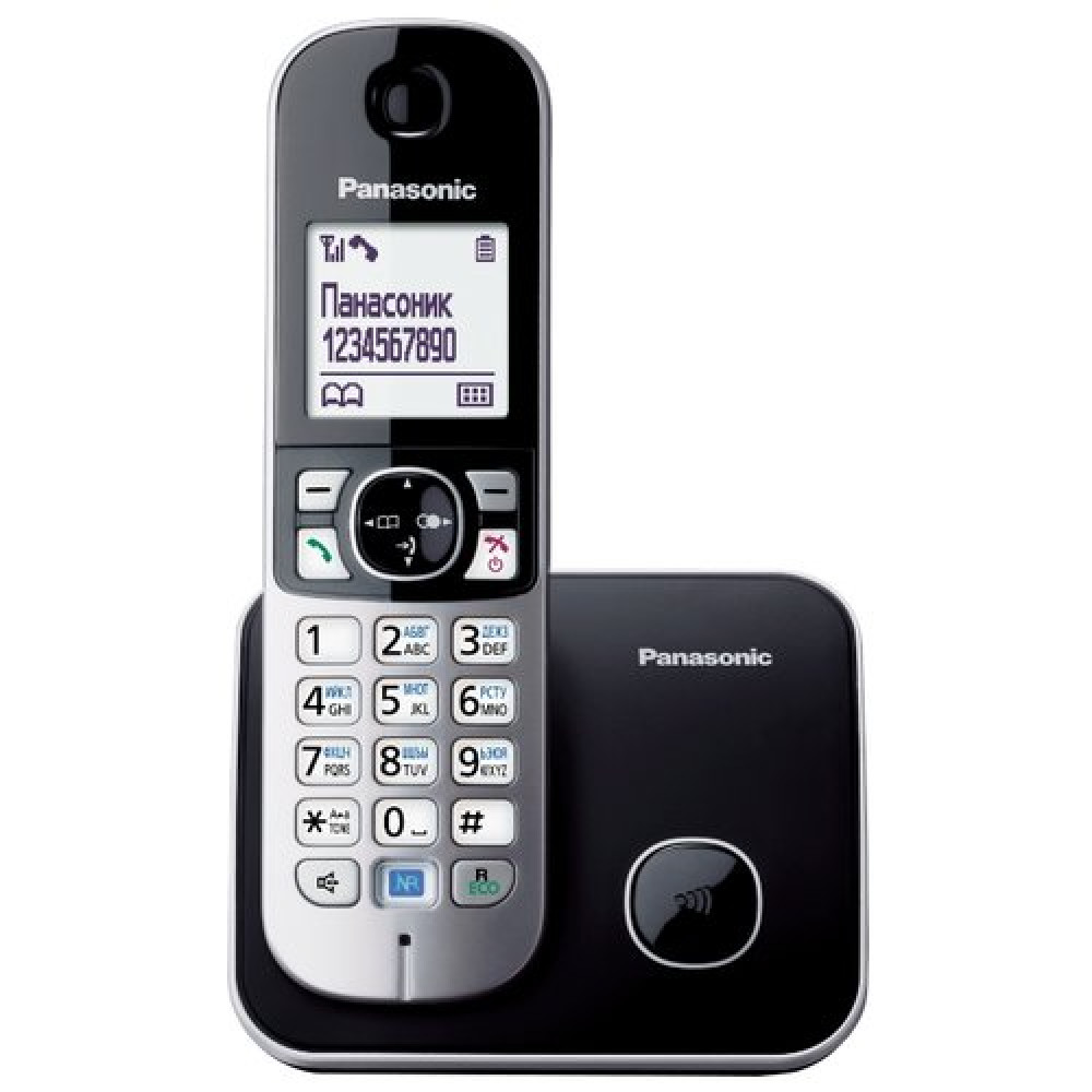 Телефонный аппарат Panasonic KX-TG6811 - Черный - Беспроводной Телефонный аппарат Panasonic KX-TG6811 - Черный - Беспроводной