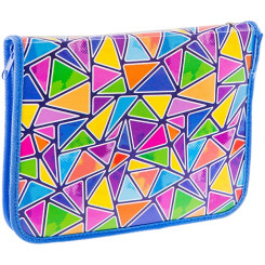 Папка для тетрадей Витраж - 1 отделение - А5 - Пластик - Молния вокруг Папка для тетрадей Витраж - 1 отделение - А5 - Пластик - Молния вокруг