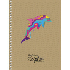 Тетрадь Школярик - B6 - На спирали - 120 листов - Клетка - Лазерная высечка Тетрадь Школярик - B6 - На спирали - 120 листов - Клетка - Лазерная высечка