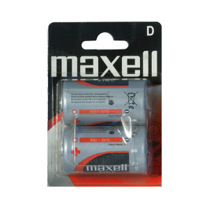 Батарейка Maxell R20 - 1.5 V - Солевые - 2 шт