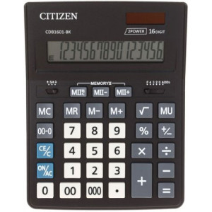 Калькулятор бухгалтерский настольный Citizen CDB-1601 - 16 разрядный