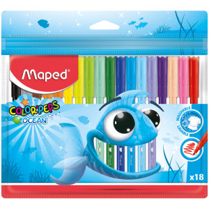 Фломастеры Maped Color Pep's Ocean - 18 цветов