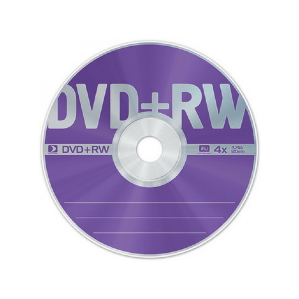 Диск DVD+RW - 4.7 Гб - Data Standart Cake Box - 10 Диск DVD+RW - 4.7 Гб - Data Standart Cake Box - 10