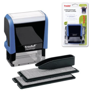 Штамп самонаборный Trodat 4913/DB Typo - 5 строк