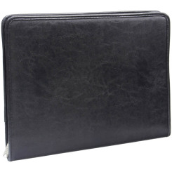 Папка деловая на молнии Granada - Кожзам - 5 отделений - Черная Папка деловая на молнии Granada - Кожзам - 5 отделений - Черная