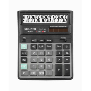 Калькулятор бухгалтерский настольный Skainer Electronic SK-716 - 16 разрядный