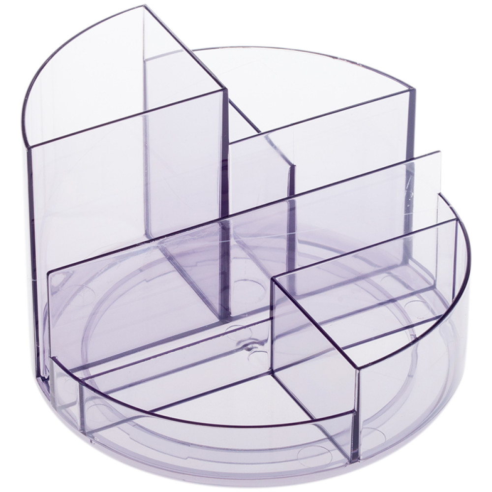 Органайзер Стамм Профи - настольный - пластиковый - тонированный серый Органайзер Стамм Профи - настольный - пластиковый - тонированный серый