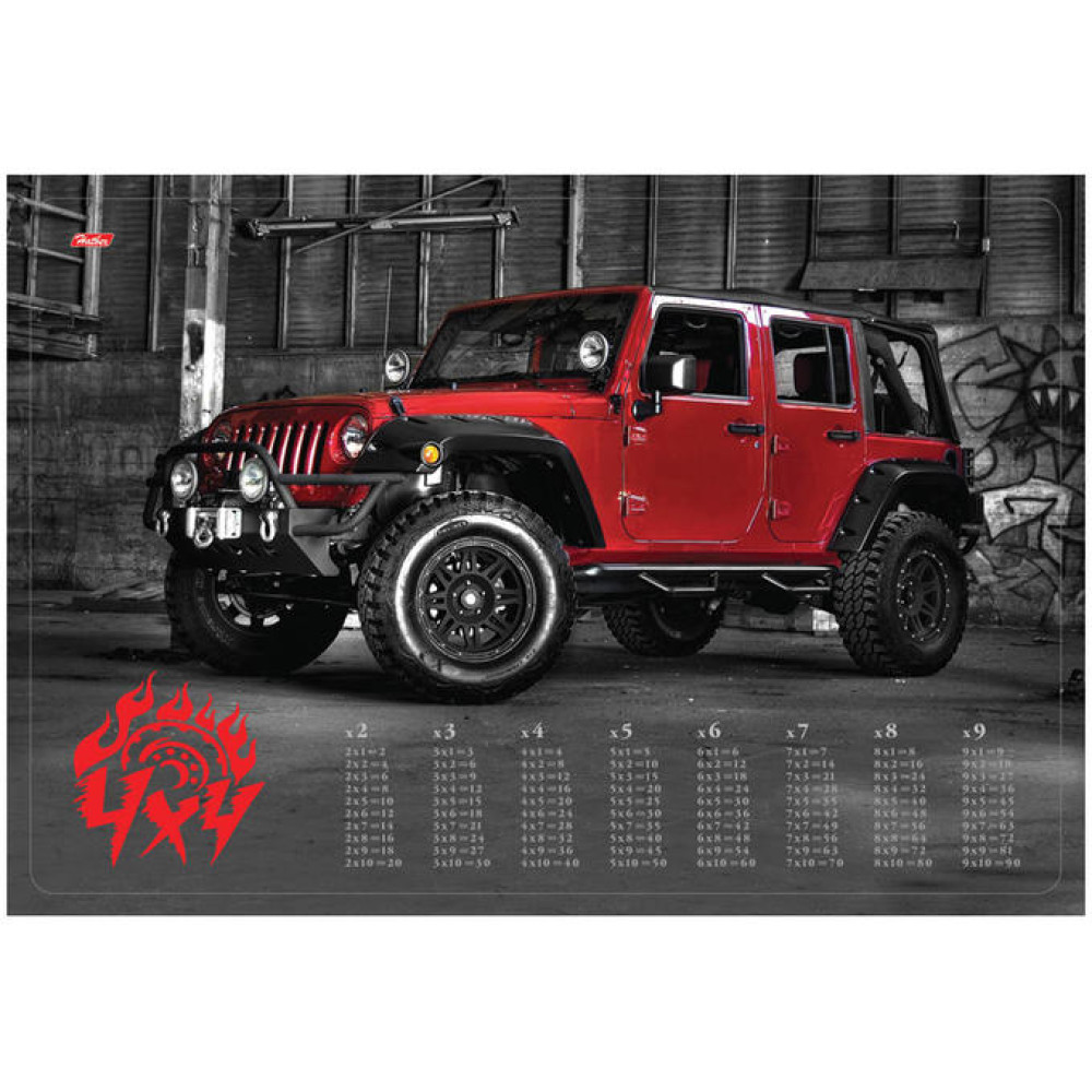 Коврик настольный пластиковый Jeep - 43*29 см Коврик настольный пластиковый Jeep - 43*29 см