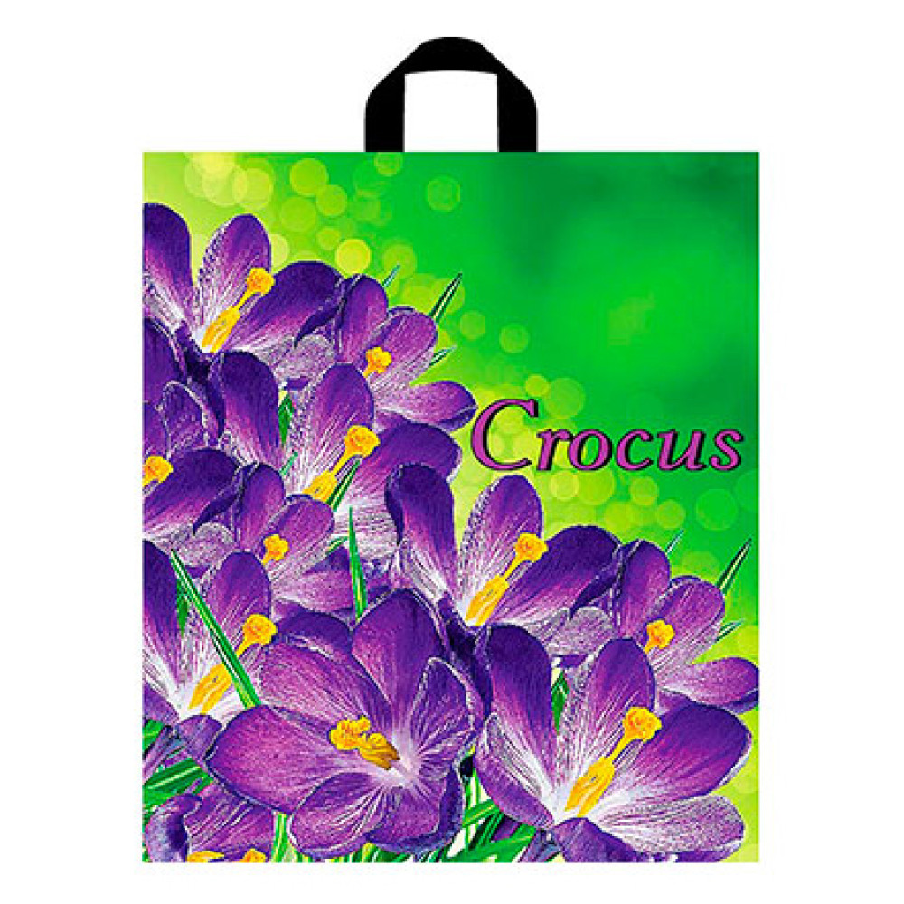 Пакет с петлевой ручкой Крокус - 40*44 см Пакет с петлевой ручкой Крокус - 40*44 см