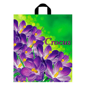 Пакет с петлевой ручкой Крокус - 40*44 см
