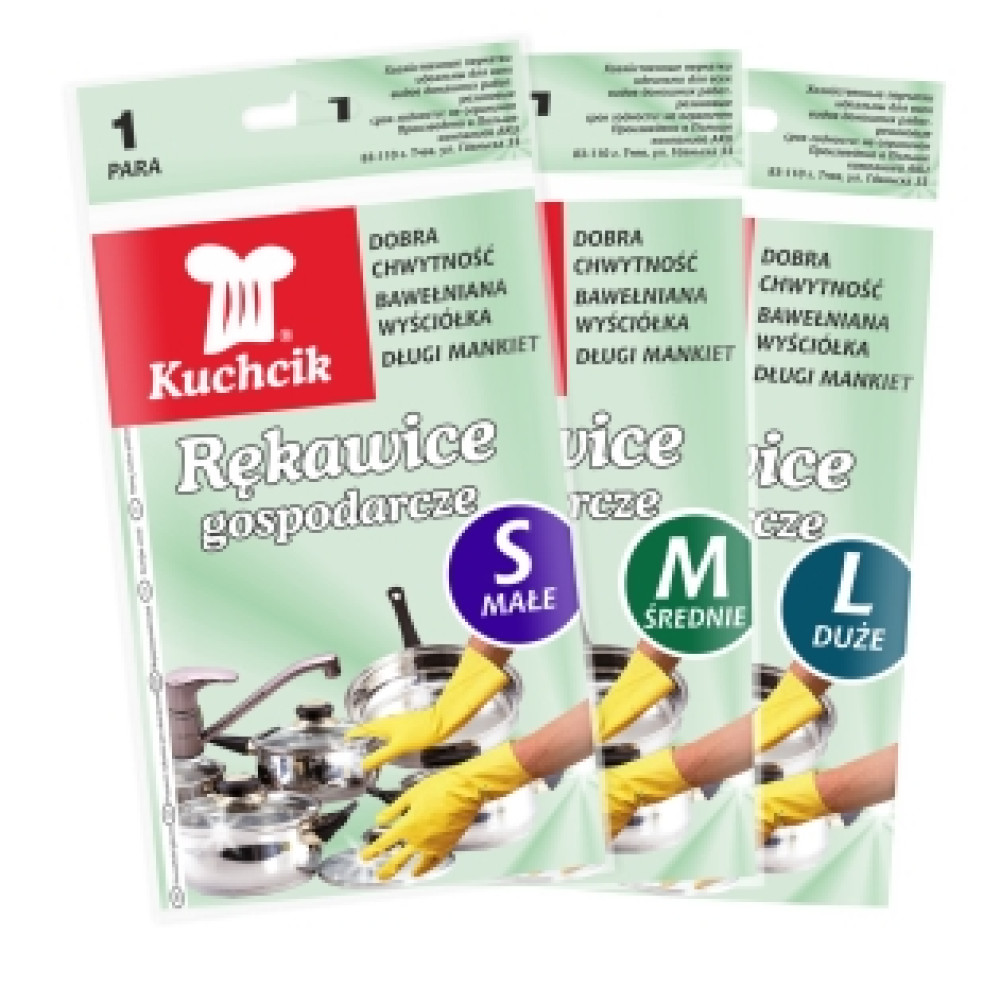 Перчатки хозяйственные резиновые - Размер L Перчатки хозяйственные резиновые - Размер L