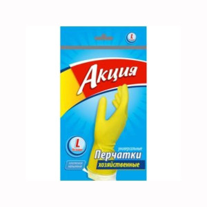 Перчатки универсальные резиновые - L размер