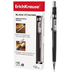Автокарандаш Erich Krause Black Pointer - HB - 0,5 мм